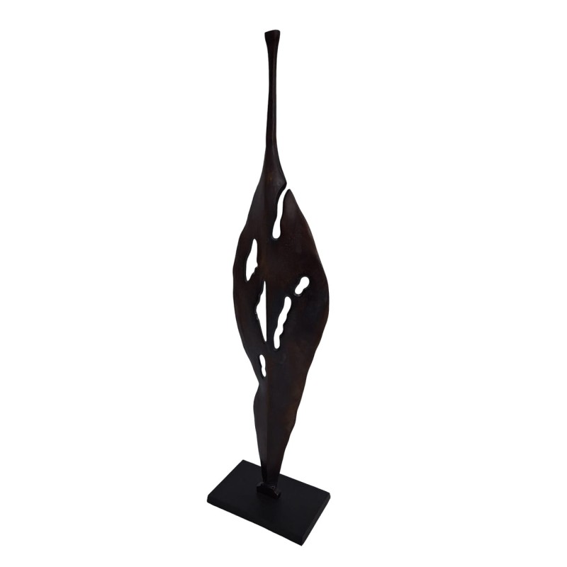 Modern metal sculpture for a living room