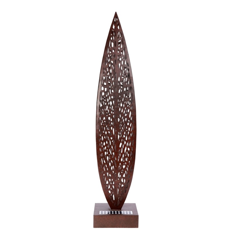 Leaf Garden Sculpture 89 cm – Abstract Iron Outdoor Light-Up Ornament