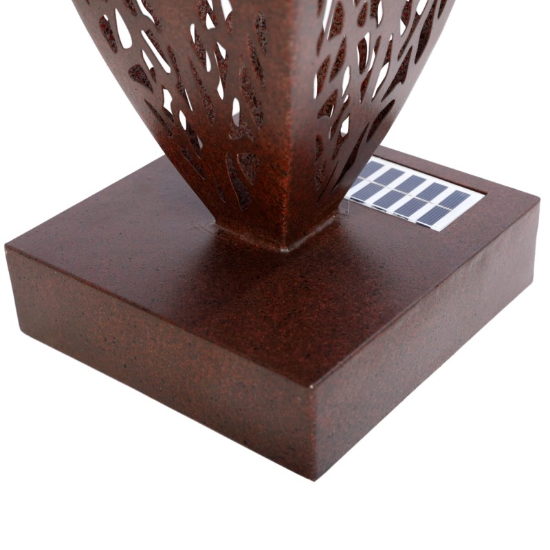 Leaf Garden Sculpture 89 cm – Abstract Iron Outdoor Light-Up Ornament