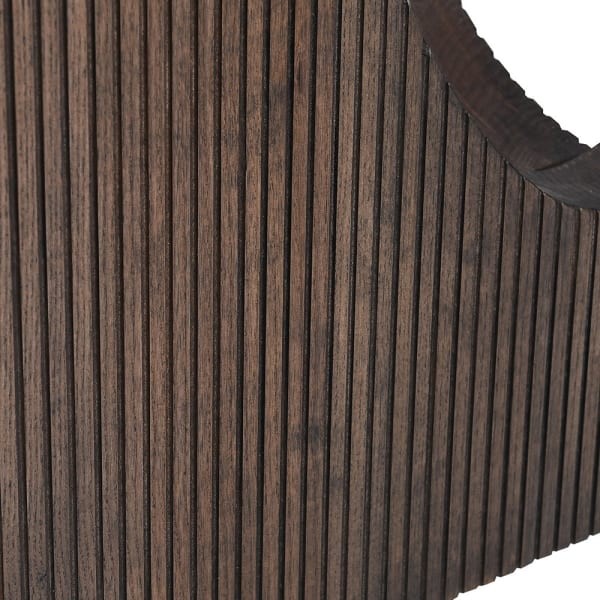 Large 220 cm Rectangular Dining Table – Grey Travertine Ash Top with Elegant Wooden Legs