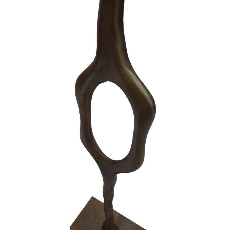 Aluminium ornament for a sideboard or plinth