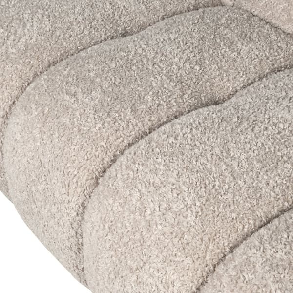 Nube Beige 240 cm Decorative Sofa with an Organic Form