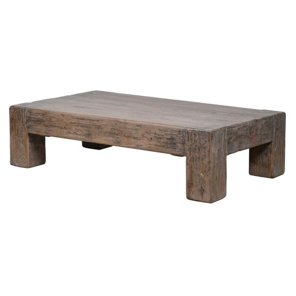 Reclaimed Wood Coffee Table – English Pine, 160 cm Rectangular Top