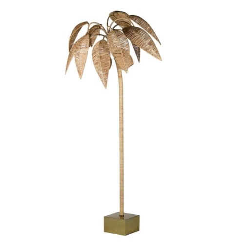Palm Gold Floor Lamp – 218 cm Designer Statement Lamp