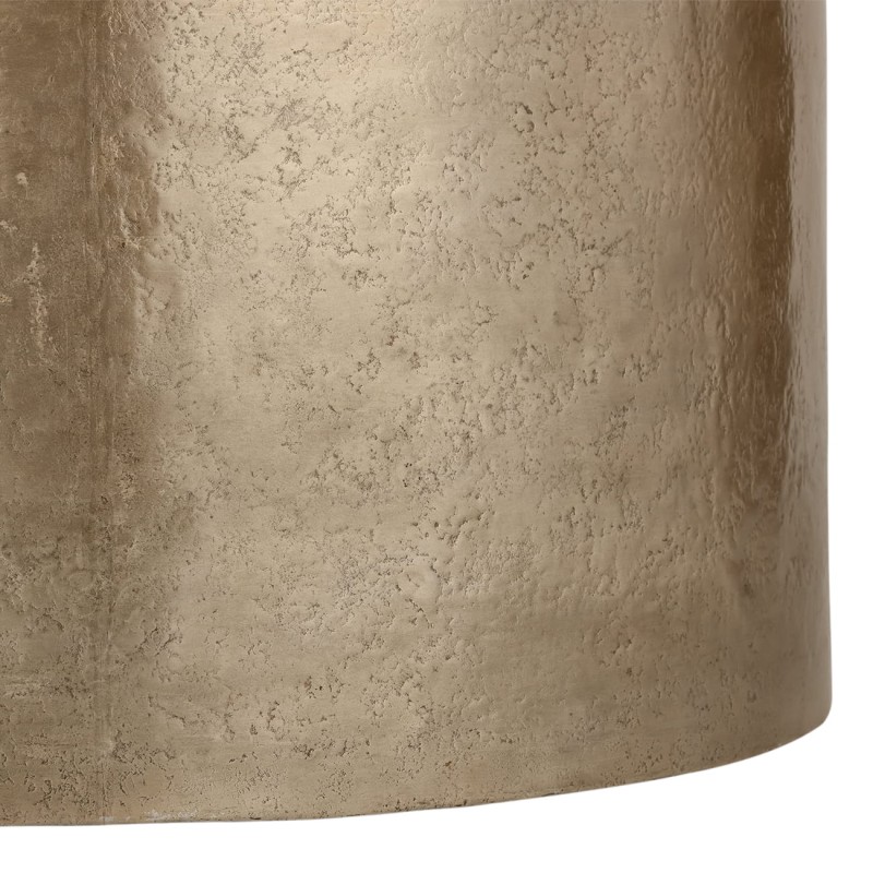Textured champagne-gold coffee table