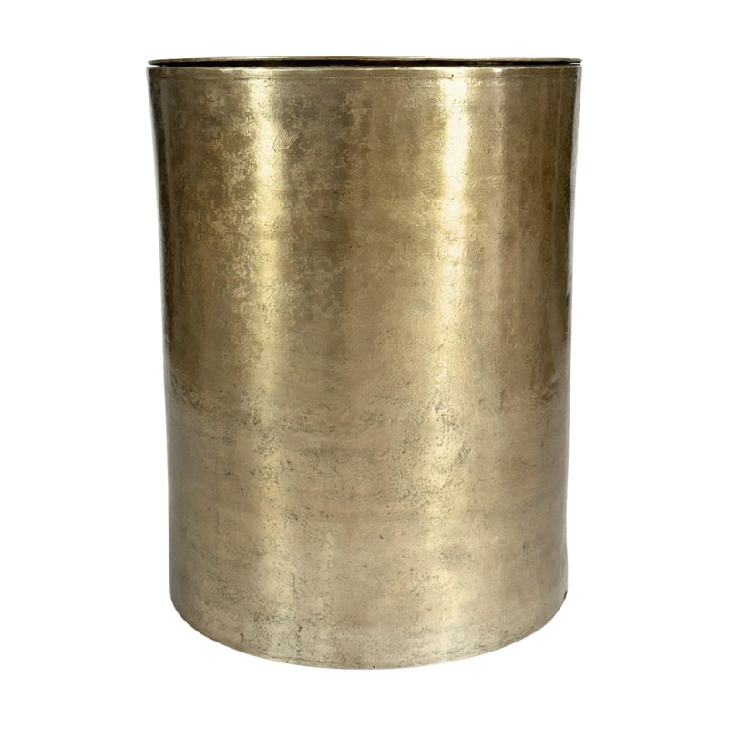 Golden Round Side Table 51 cm – Gold Aluminium Metal Table