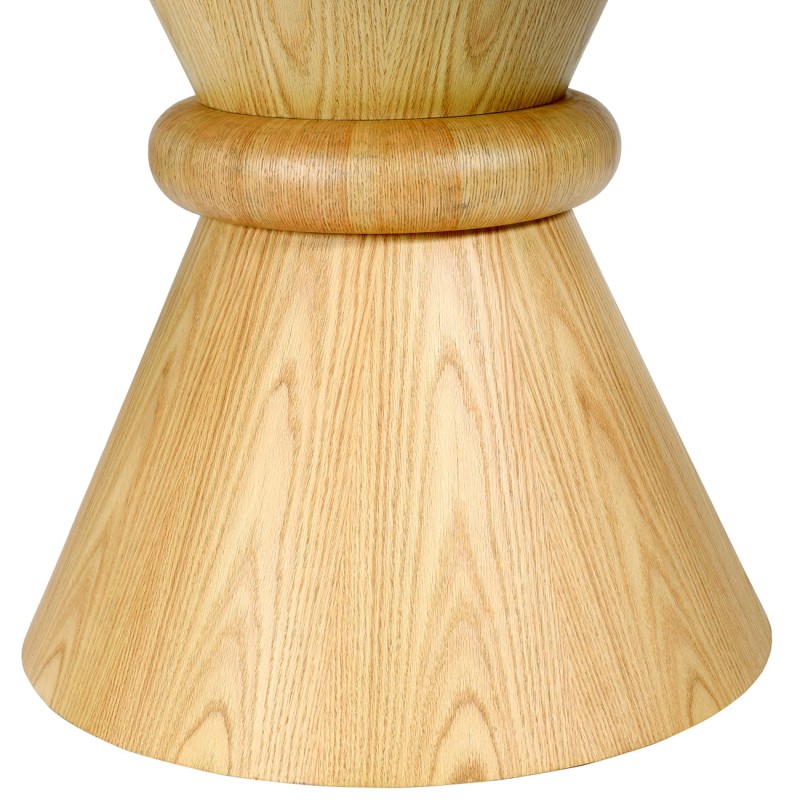 Brompton 150cm round dining table with a large wooden top and pedestal base