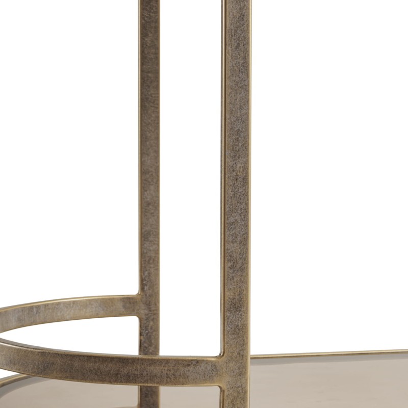 Primrose drinks trolley with two shelves and castors