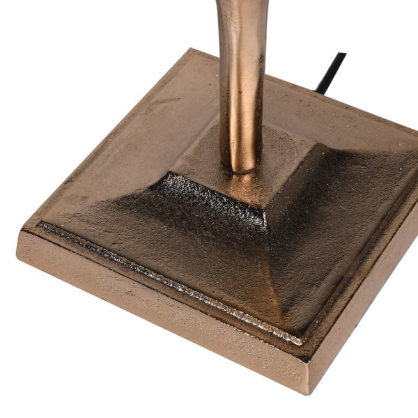 Large Simple Gold Metal Table Lamp – 95 cm