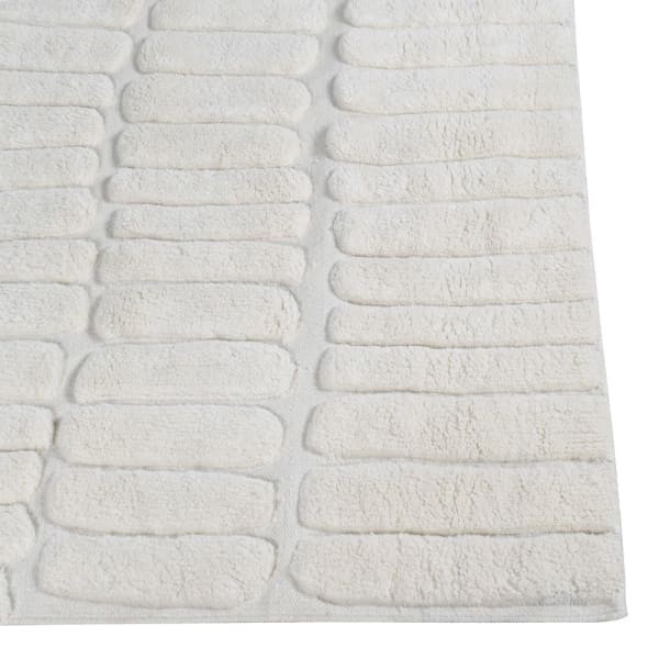 Chesham White Wool Rug 160 x 240 cm