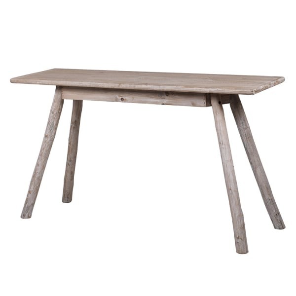 Rustic 140 cm Console Table – Oak & Fir Boho Hallway and Living Room Console