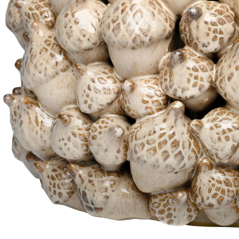 Acorn ceramic planter for sideboard