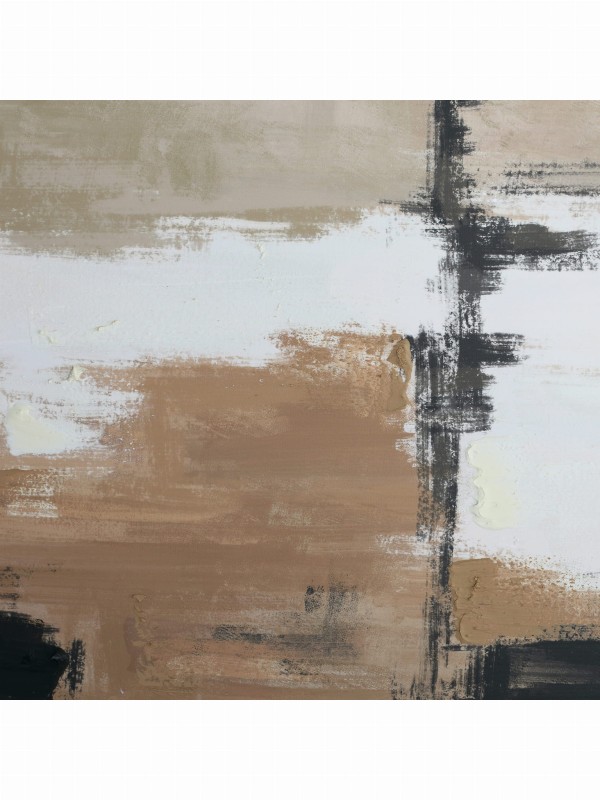 Large framed abstract artwork for a sideboard