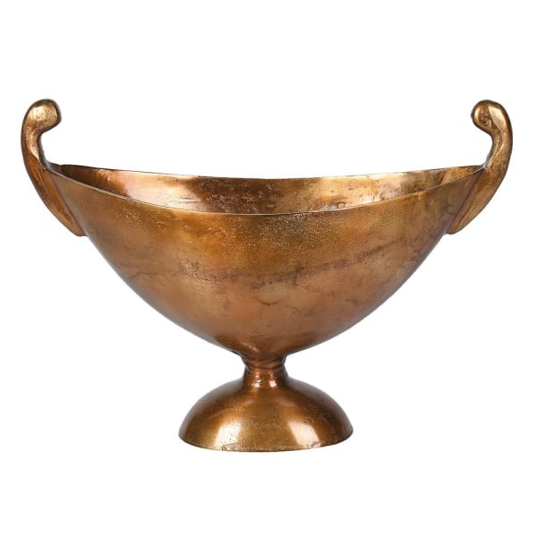 Antique gold aluminium wine cooler