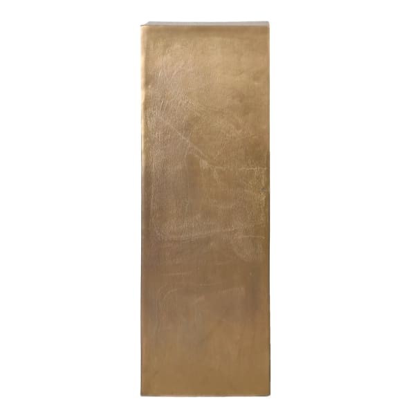 Golden Metal Pedestal – 99.5 cm Aluminium Plinth