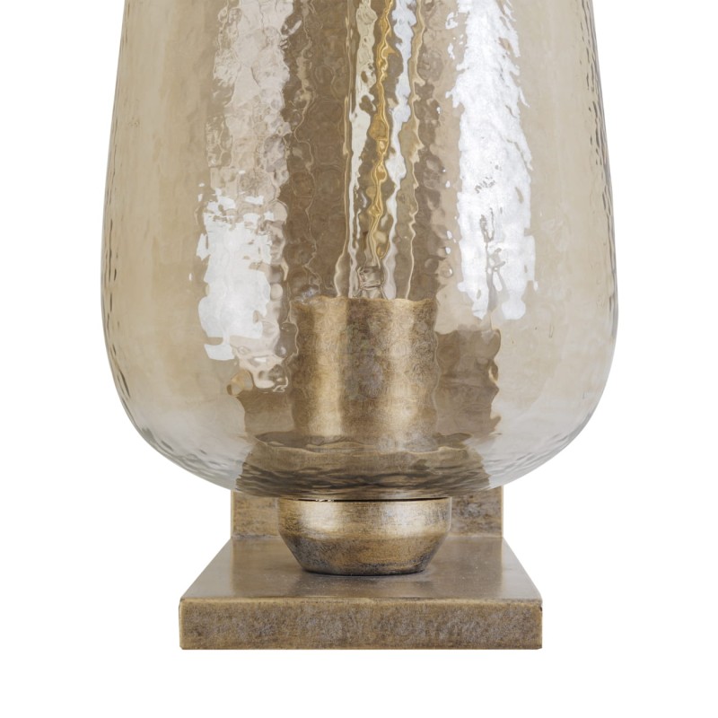 Charlotte glass wall sconce 38 cm – gold wall light with glass shade