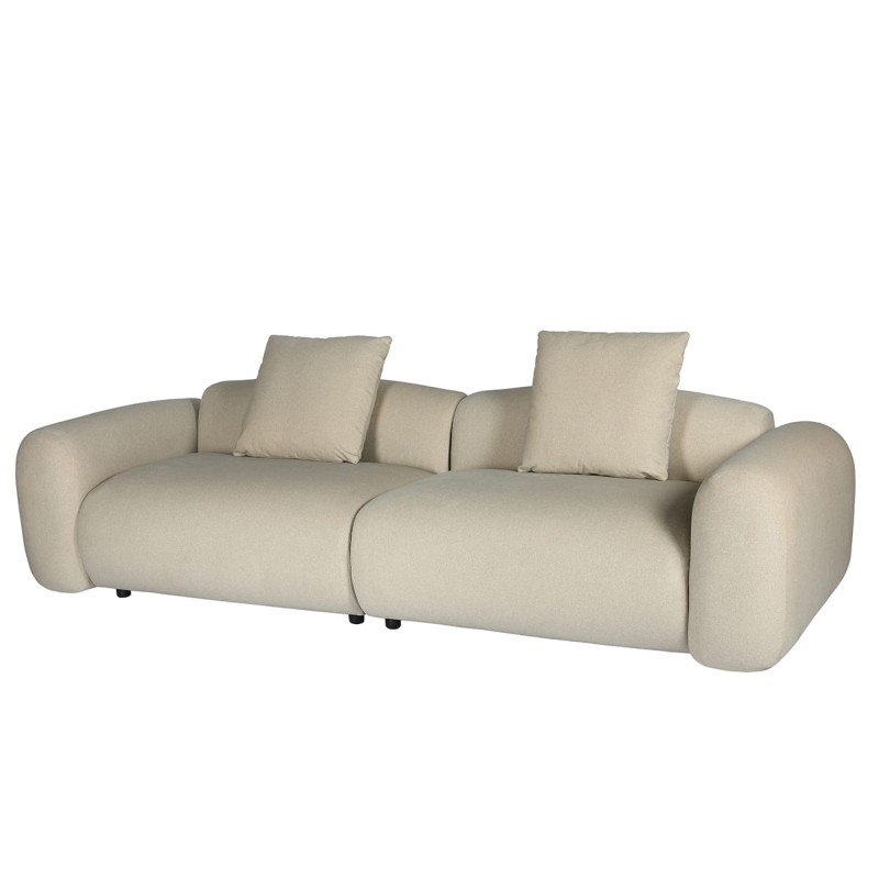 Brompton Cream 3-Seater Designer Sofa – 255 cm