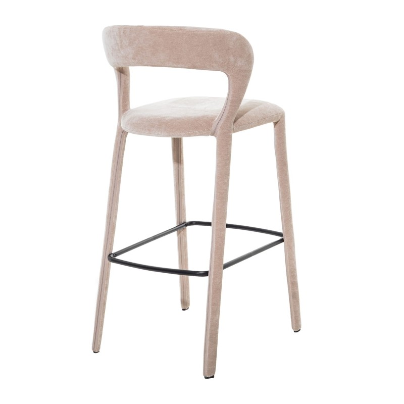 Maldon Taupe upholstered bar stools, set of 2, with a tall and stylish design.