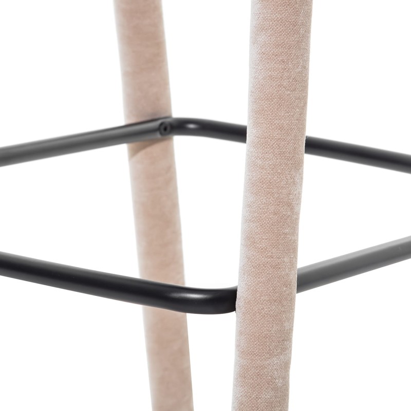 Maldon Taupe upholstered bar stools, set of 2, with a tall and stylish design.