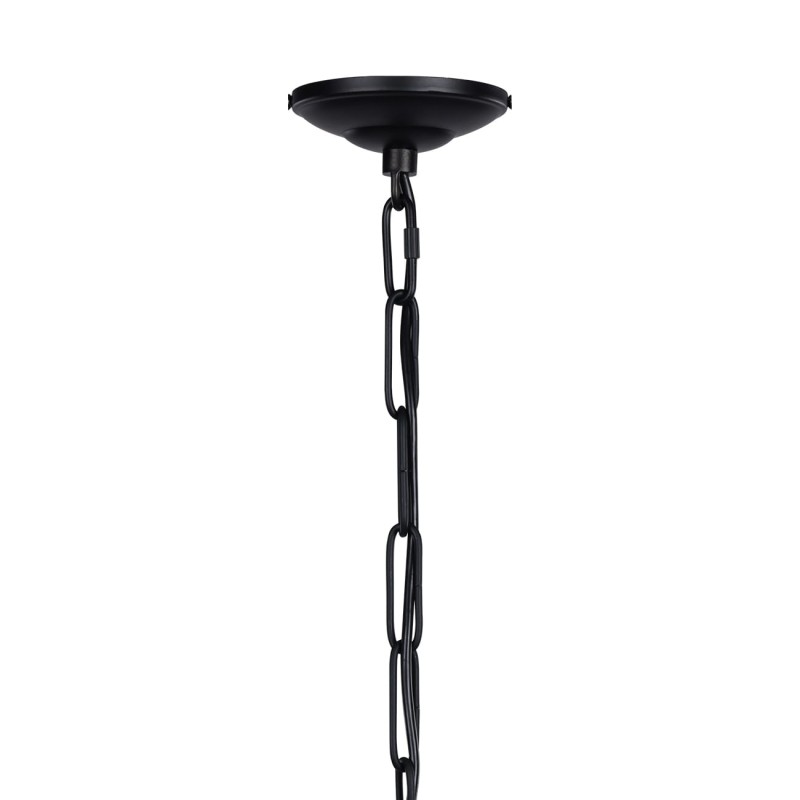 Mira Hourglass 89 cm Black Metal Pendant Ceiling Light