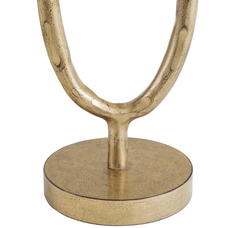 Chiswick Gold Table Lamp 72 cm – Living Room Lamp with Linen Shade
