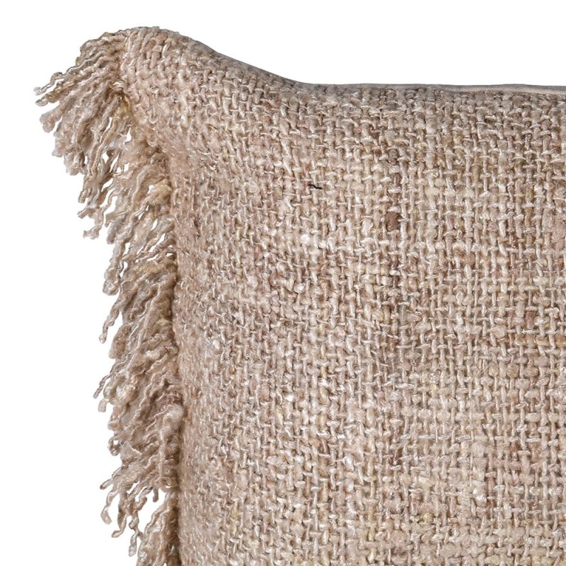 Woven Decorative Cushions 60 x 40 cm – Cotton with Tassels, Set of 2