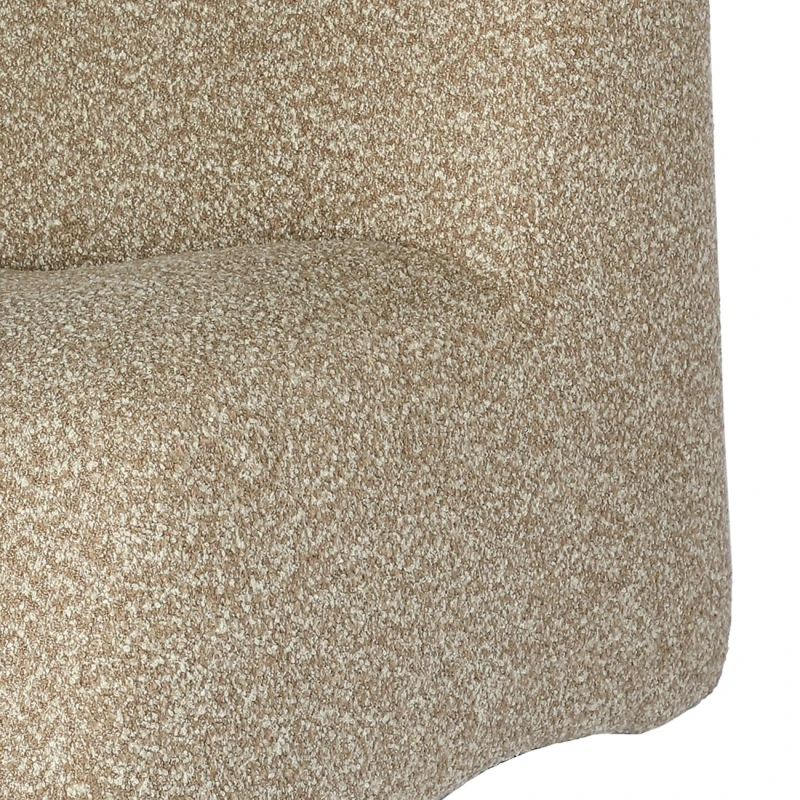 Modal lounge chair in organic modern style