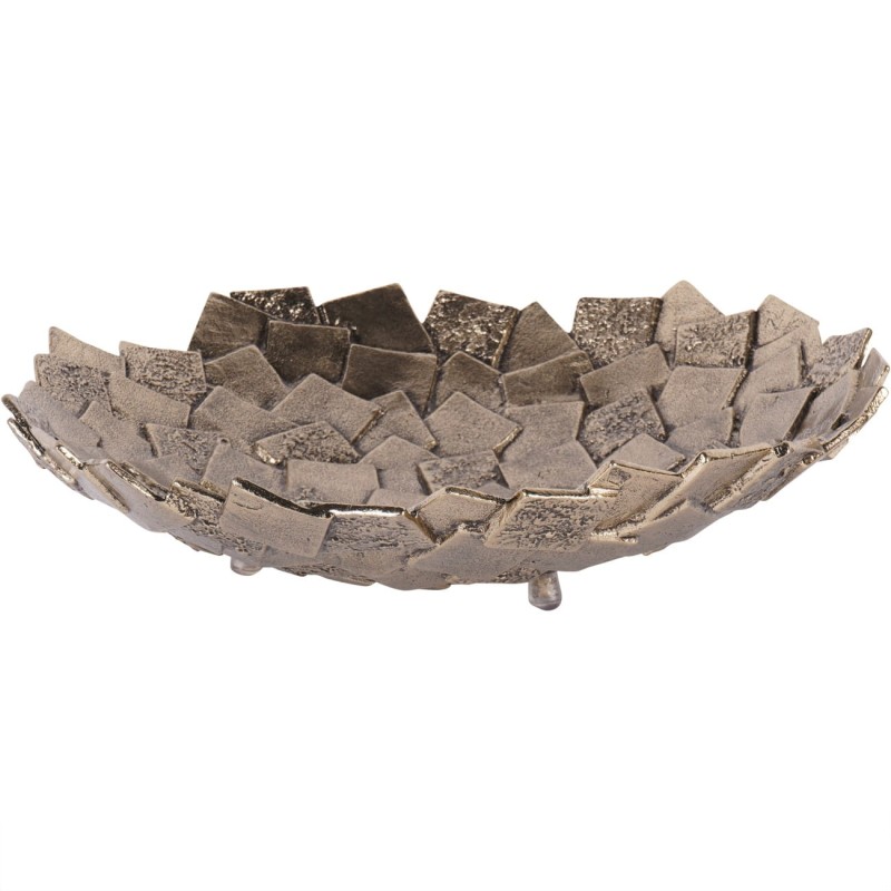 Belmore Decorative Bowl 41 cm – Antique Gold Aluminium