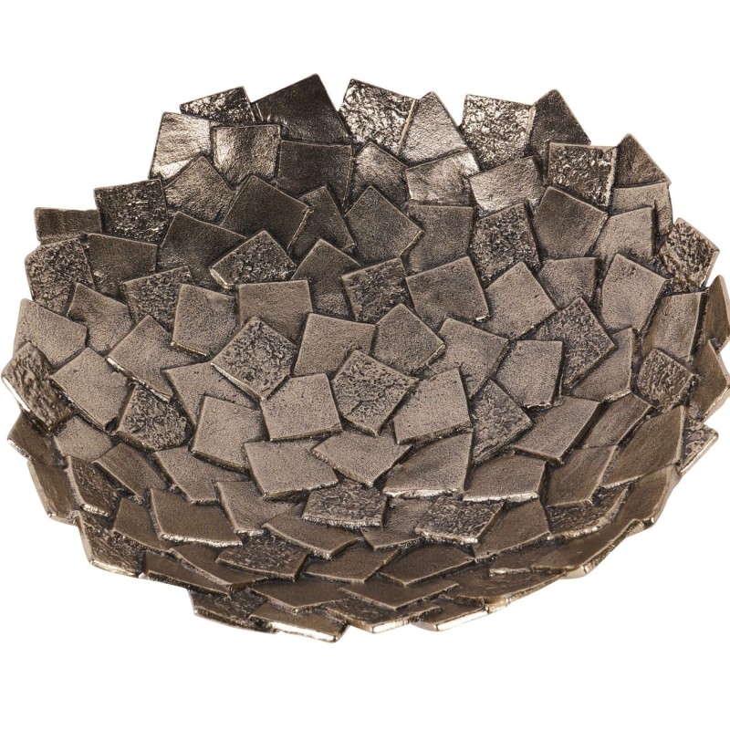 Belmore Decorative Bowl 41 cm – Antique Gold Aluminium
