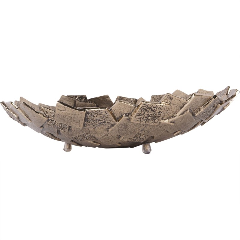 Belmore Decorative Bowl 41 cm – Antique Gold Aluminium