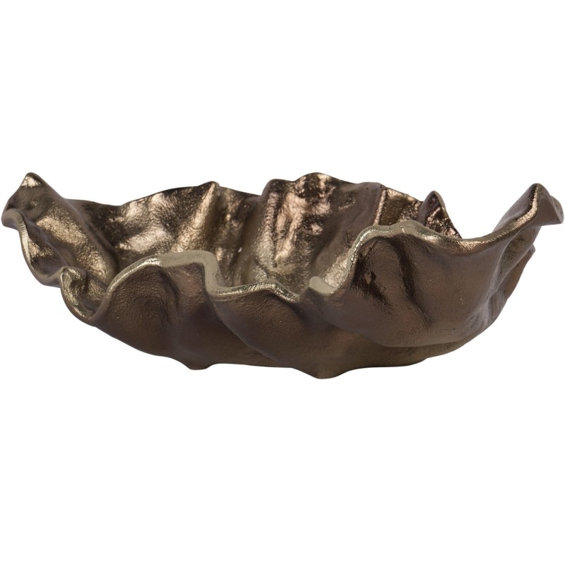 Muse Decorative Bowl 36 cm – Antique Gold Aluminium