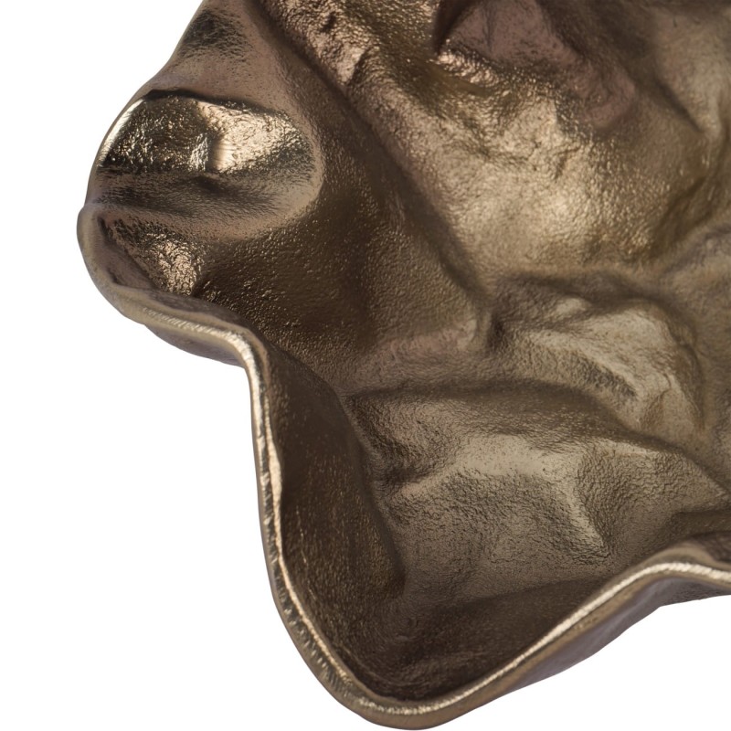 Muse Large Decorative Bowl 50 cm – Antique Gold Aluminium