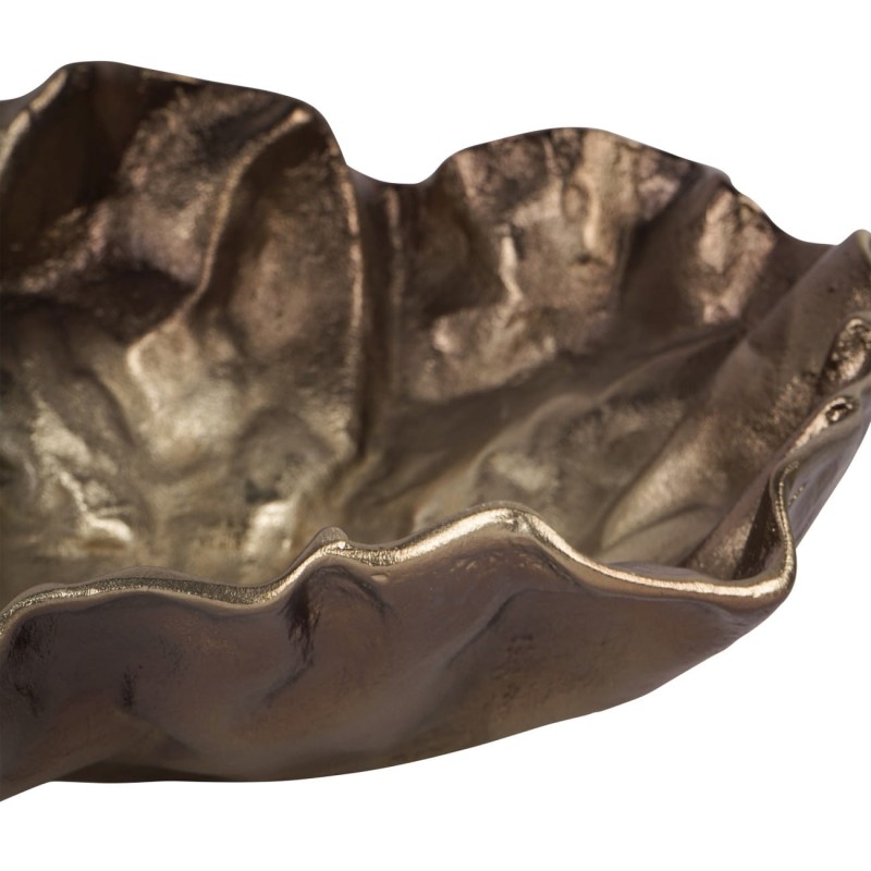 Muse Large Decorative Bowl 50 cm – Antique Gold Aluminium