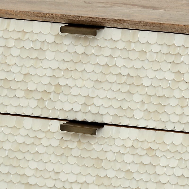 Chesham bedside table 50 cm – a wooden nightstand with drawers and decorative fronts, combining elegant design with practical storage for stylish bedroom interiors.