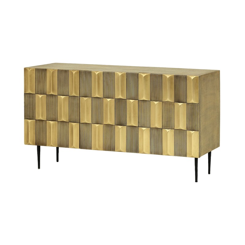 Contemporary gold sideboard for living room – Lyall Brass