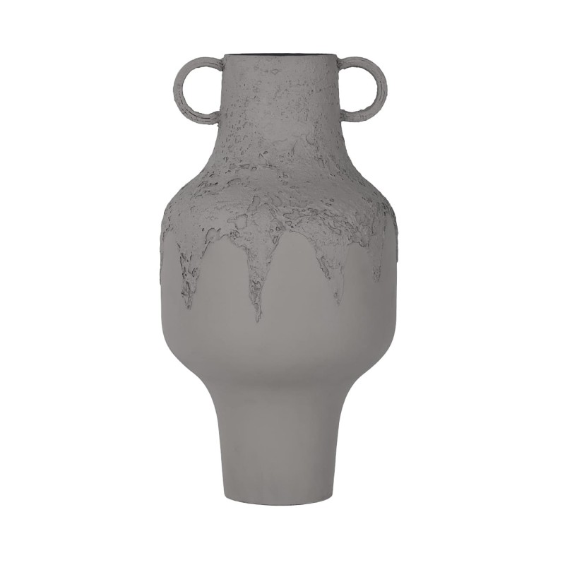 Alora Decorative Iron Vase, 51 cm, Earthy Brown