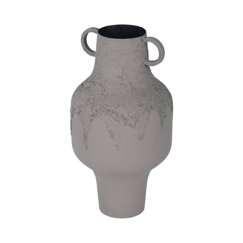 Alora Decorative Iron Vase, 51 cm, Earthy Brown