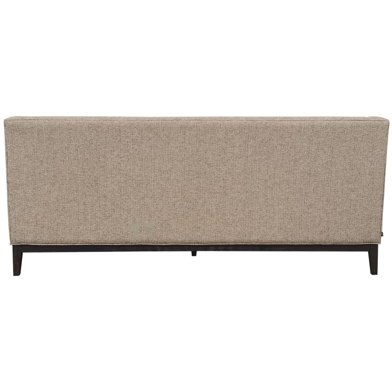 Cheval Taupe Three-Seater Sofa 200 cm – Beige Upholstery with Button Tufting