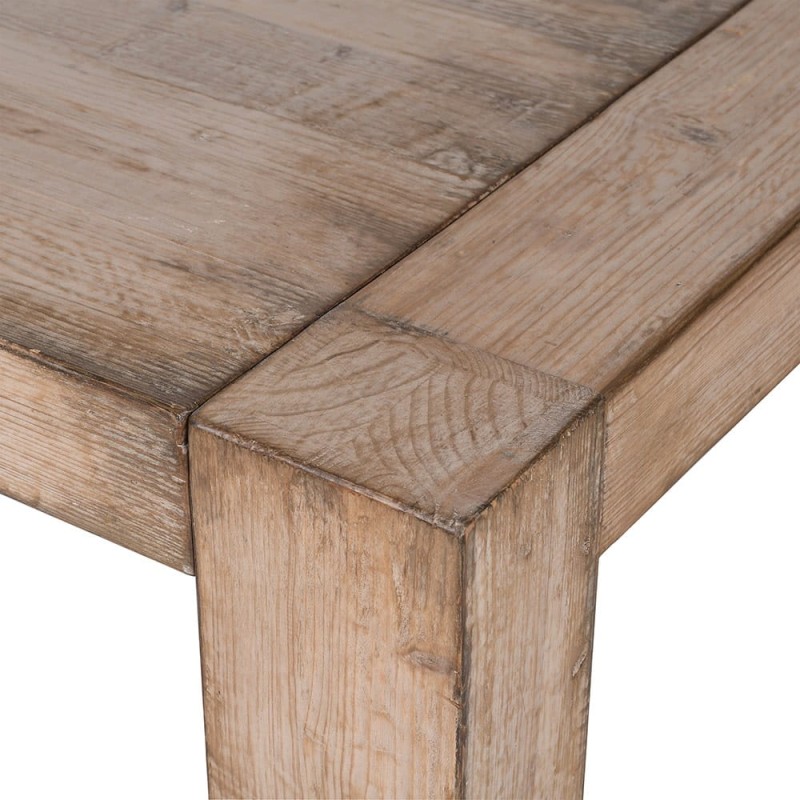Old Pine reclaimed wood coffee table with rectangular top, 130 cm
