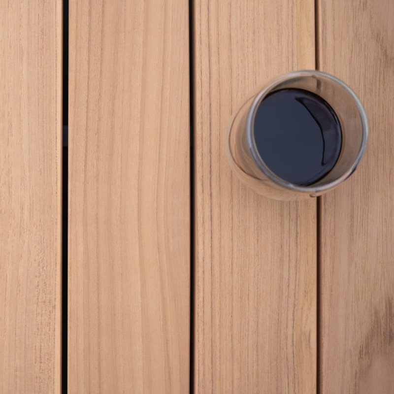 Palomino L-Shaped Garden Furniture Set, 255 cm Corner Sofa and Coffee Table