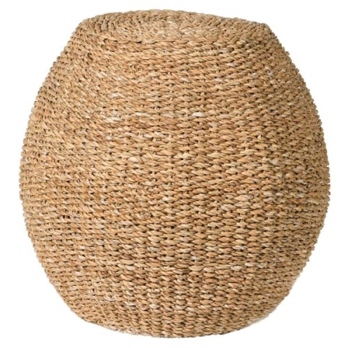 Taba Seagrass Stool 48 cm natural colour 