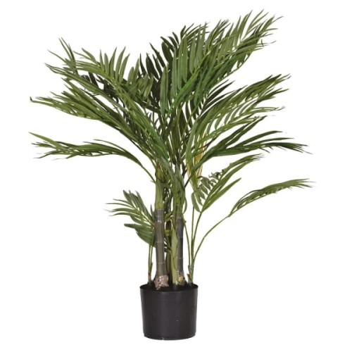 Artificial Areca Palm 88 cm, plastic black pot