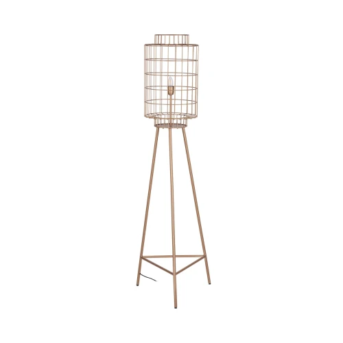 Mira Floor Lamp 155 cm – Gold Iron Floor Lamp in Burnished Brass