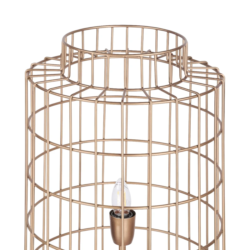 Tripod-style floor lamp for living room