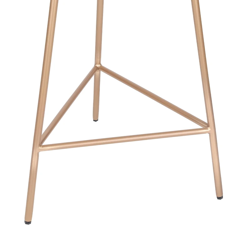 Gold decorative floor lamp in iron