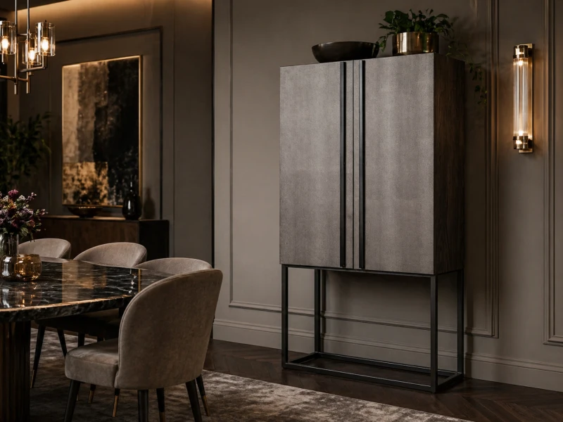 Richmond 180cm bar cabinet for living room drinks storage