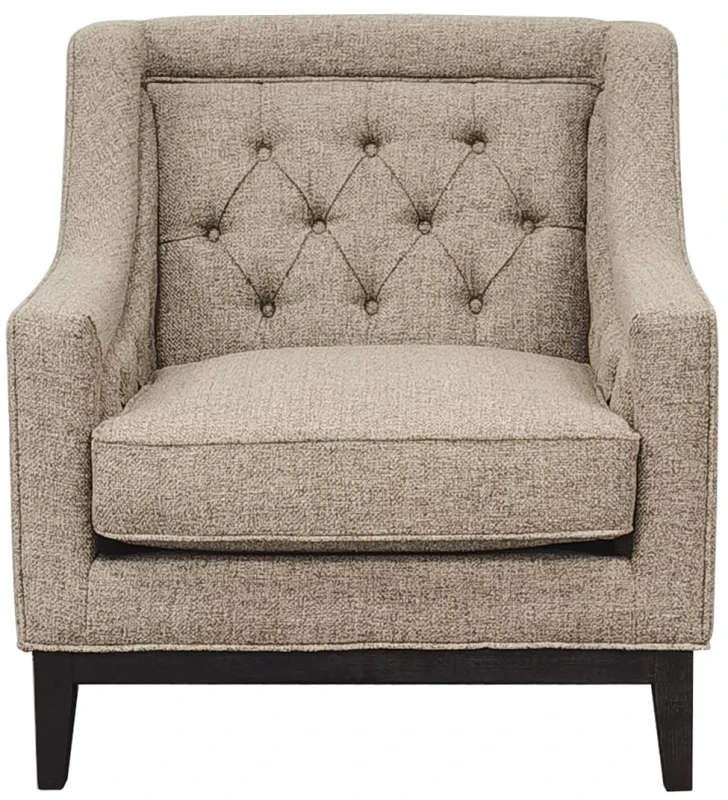 Cheval Taupe Upholstered Accent Chair