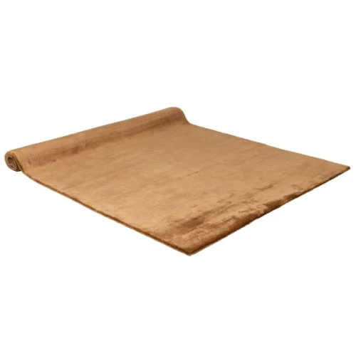 Amber 100% Wool Rug 160 x 230cm in Warm Caramel Brown