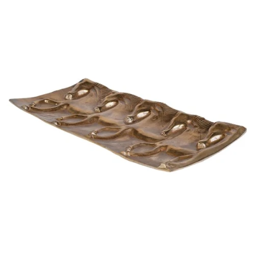 Horse Gold Decorative Tray 60 cm – Luxury Gold Tray for Coffee Table