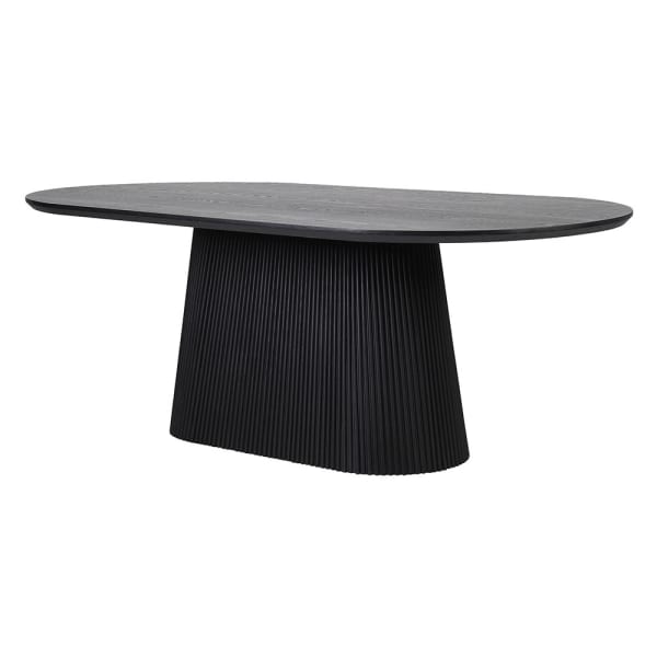 Black Mystic 210cm black dining table